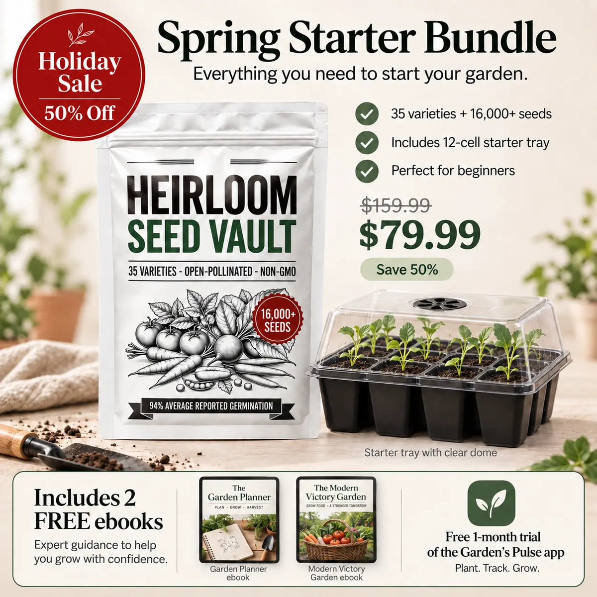 Garden's Pulse Spring Starter Bundle