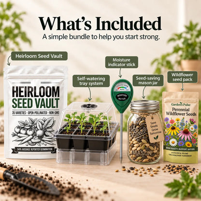 Garden's Pulse Gardening & Seed-Saving Deluxe Bundle