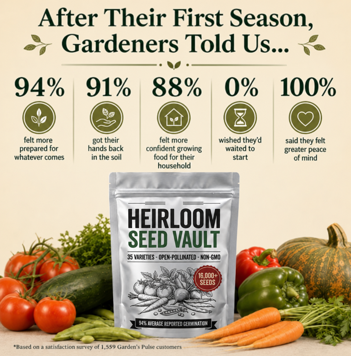 Garden's Pulse Australian Heirloom Seed Vault