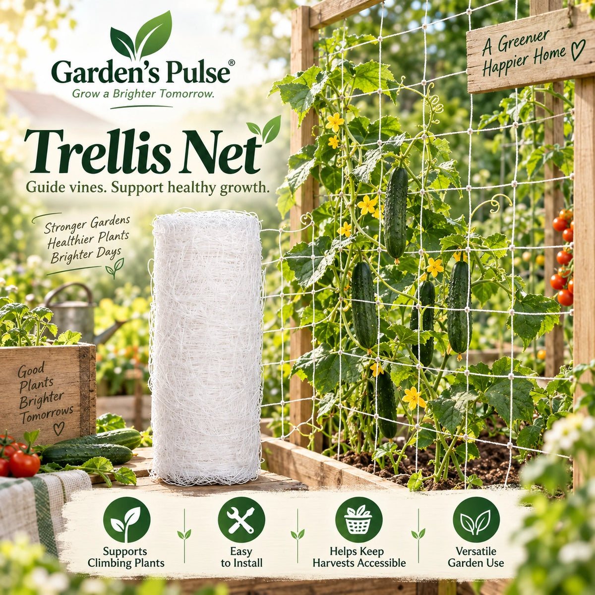 Garden's Pulse Trellis Net