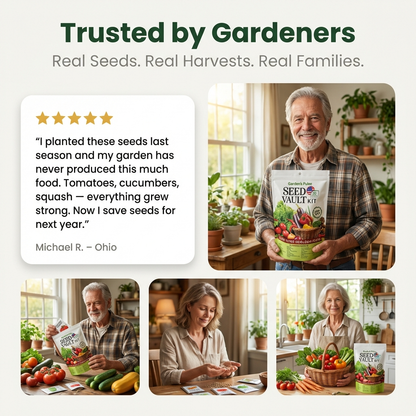Garden's Pulse Heirloom Seed Vault Kit (35 Pack)